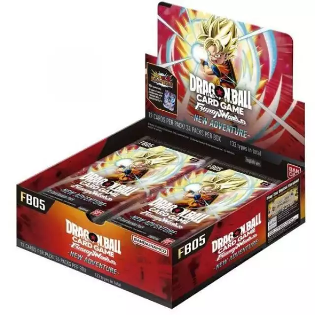 Display Dragon Ball Super Cg Fusion World Boite De 24 Booster Fb05 New Adventure En