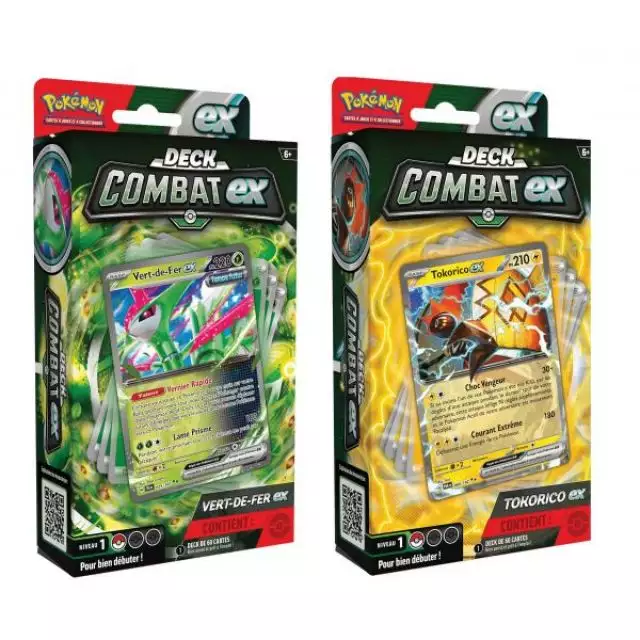 Pokémon: Deck De Combat Q4 Tokorico Ou Vert-de-fer-ex