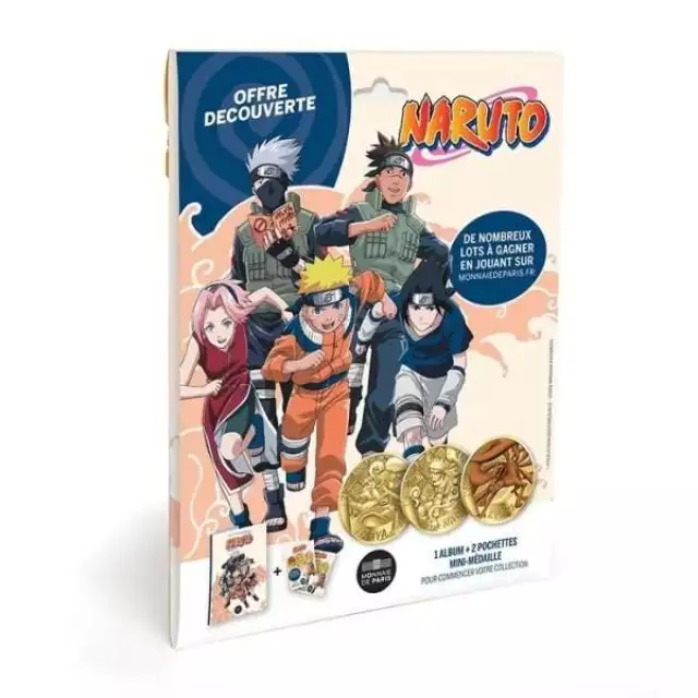 Album Et 2 Pochettes Mini Medaille  Naruto